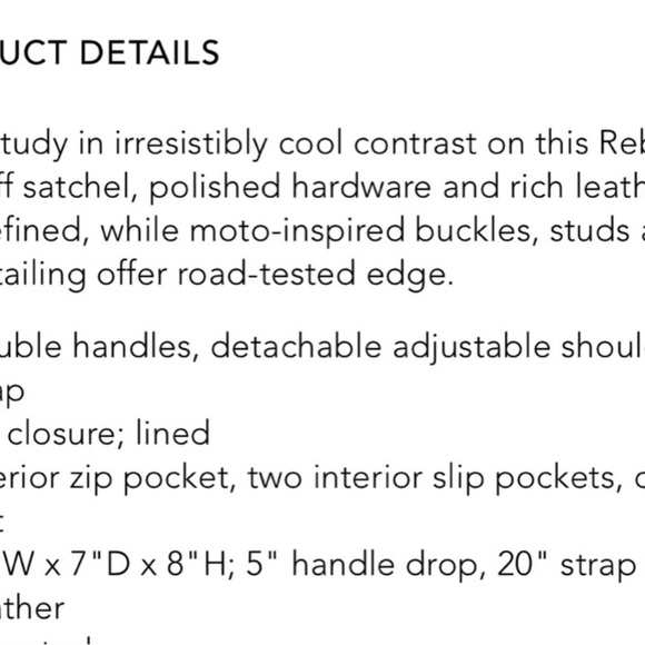 Rebecca Minkoff Leather Satchel in Cognac - Picture 11 of 12